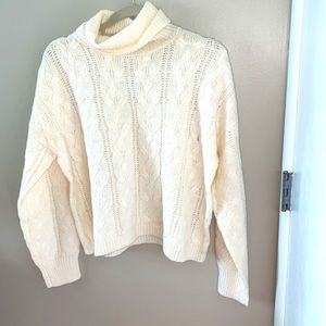 It’s Our Time Cable-knit Sweater NWT~med